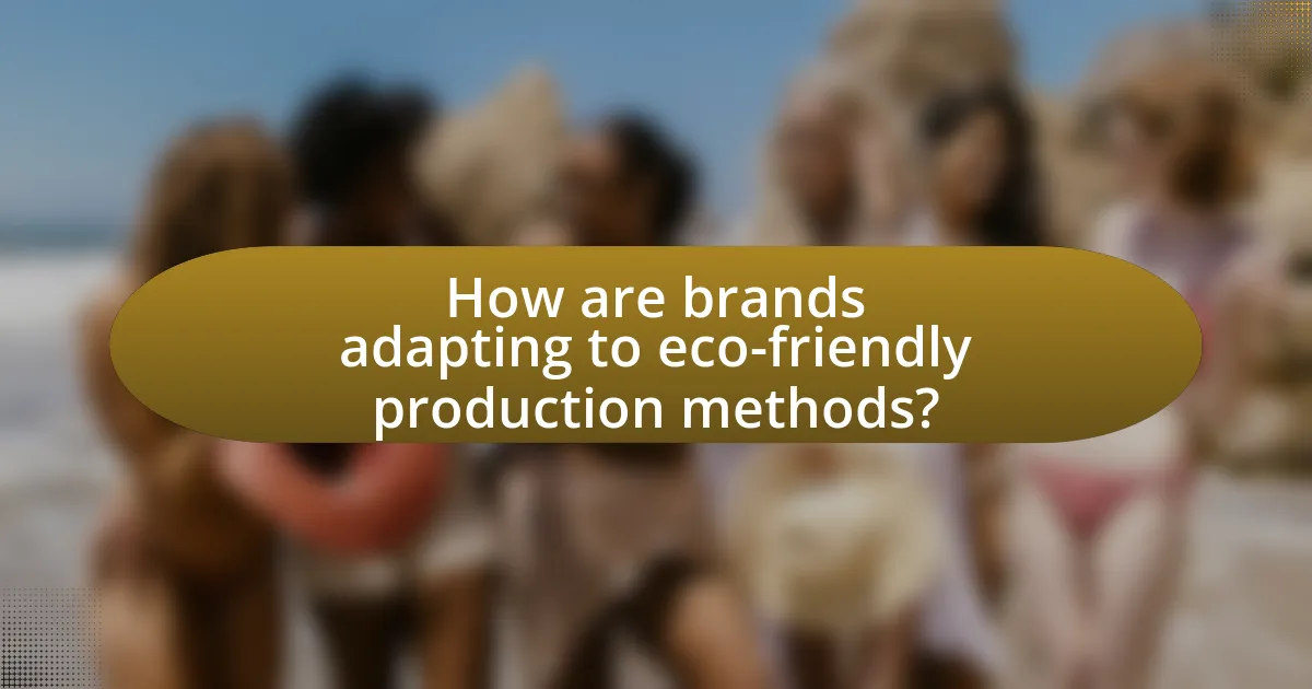 How are brands adapting to eco-friendly production methods?