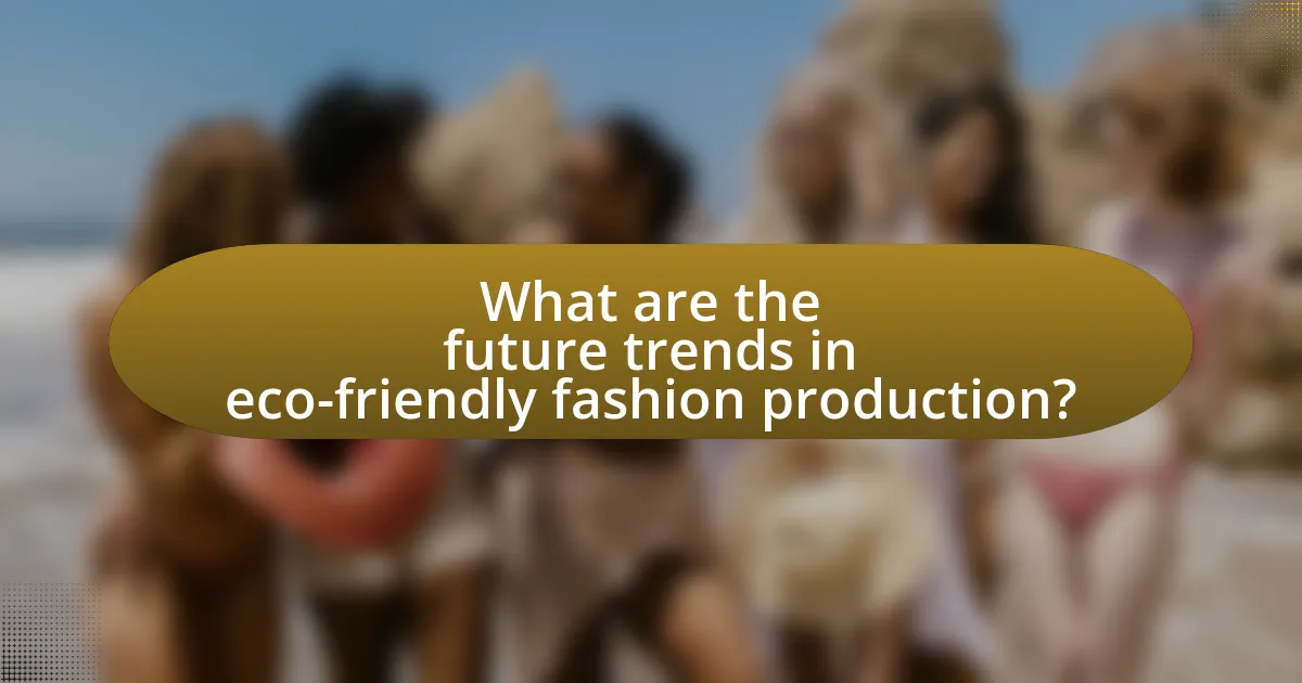 What are the future trends in eco-friendly fashion production?